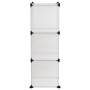 Cube shelving with 6 transparent PP compartments by vidaXL, Shoe racks and shoe organizers - Ref: Foro24-340552, Price: 36,46...
