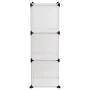 Cube shelving with 6 transparent PP compartments by vidaXL, Shoe racks and shoe organizers - Ref: Foro24-340552, Price: 35,77...