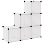 Cube shelving with 6 transparent PP compartments by vidaXL, Shoe racks and shoe organizers - Ref: Foro24-340552, Price: 36,46...