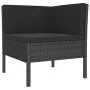 Gartenmöbel-Set 11 Stück synthetische Rattan-Kissen schwarz von vidaXL, Gartensets - Ref: Foro24-3094509, Preis: 890,62 €, Ra...