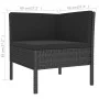 Gartenmöbel-Set 11 Stück synthetische Rattan-Kissen schwarz von vidaXL, Gartensets - Ref: Foro24-3094509, Preis: 890,62 €, Ra...