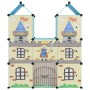 Children's cube shelf with 8 blue PP compartments by vidaXL, Shoe racks and shoe organizers - Ref: Foro24-340583, Price: 63,2...