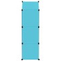 Children's cube shelf with 8 blue PP compartments by vidaXL, Shoe racks and shoe organizers - Ref: Foro24-340583, Price: 63,2...