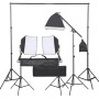 Kit de estudio fotográfico con set de luces de vidaXL, Flashes e iluminaciones de estudio - Ref: Foro24-3094676, Precio: 190,...