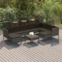 10-teiliges Gartenmöbel-Set und graue synthetische Rattankissen von vidaXL, Gartensets - Ref: Foro24-3094438, Preis: 839,58 €...