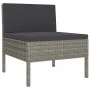 11-teiliges Gartenmöbel-Set und graue synthetische Rattankissen von vidaXL, Gartensets - Ref: Foro24-3094574, Preis: 925,94 €...