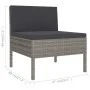 11-teiliges Gartenmöbel-Set und graue synthetische Rattankissen von vidaXL, Gartensets - Ref: Foro24-3094574, Preis: 925,94 €...