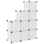 Estantería de cubos con 9 compartimentos PP transparente by vidaXL, Shoe racks and shoe organizers - Ref: Foro24-340551, Pric...