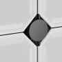 Estantería de cubos con 9 compartimentos y puertas PP negro by vidaXL, Shoe racks and shoe organizers - Ref: Foro24-340558, P...