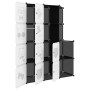 Children's cube shelf with 10 black PP compartments by vidaXL, Shoe racks and shoe organizers - Ref: Foro24-340582, Price: 66...