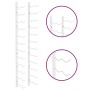 Wall wine rack for 24 white iron bottles by vidaXL, Wine racks - Ref: Foro24-340883, Price: 48,92 €, Discount: %