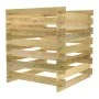 Compostador de listones madera pino impregnada 90x90x90 cm de vidaXL, Compostadores - Ref: Foro24-318377, Precio: 54,24 €, De...