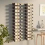 Wall wine rack for 24 bottles 2 units white iron by vidaXL, Wine racks - Ref: Foro24-340885, Price: 90,73 €, Discount: %