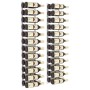 Wall wine rack for 24 bottles 2 units white iron by vidaXL, Wine racks - Ref: Foro24-340885, Price: 92,34 €, Discount: %