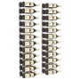 Wall wine rack for 24 bottles 2 units white iron by vidaXL, Wine racks - Ref: Foro24-340885, Price: 90,73 €, Discount: %