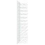 Wand-Weinregal für 24 Flaschen, 2 Einheiten, weißes Eisen von vidaXL, Weinregale - Ref: Foro24-340885, Preis: 92,34 €, Rabatt: %