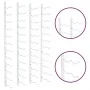 Wall wine rack for 24 bottles 2 units white iron by vidaXL, Wine racks - Ref: Foro24-340885, Price: 90,73 €, Discount: %