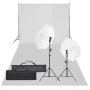 Photo studio kit with lighting set and background by vidaXL, Flashes and studio lighting - Ref: Foro24-3094641, Price: 145,07...