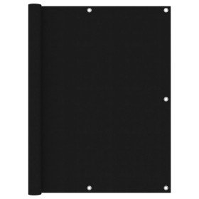 Toldo para balcón tela oxford negro 120x300 cm