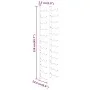 Wall-mounted wine rack for 24 bottles, made of golden iron. by vidaXL, Wine racks - Ref: Foro24-340884, Price: 49,14 €, Disco...
