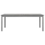 Grauer Gartentisch aus massivem Akazienholz 200x100x75 cm von vidaXL, Gartentische - Ref: Foro24-318745, Preis: 313,50 €, Rab...