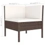 Garden furniture set 10 pieces with brown synthetic rattan cushions by vidaXL, Garden sets - Ref: Foro24-3094567, Price: 738,...