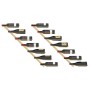 Wandflaschenhalter für 7 Flaschen 2 Stück goldfarbenes Metall von vidaXL, Weinregale - Ref: Foro24-340899, Preis: 65,22 €, Ra...