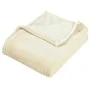 Cream polyester blanket 200x240 cm by vidaXL, Blankets - Ref: Foro24-136271, Price: 33,47 €, Discount: %