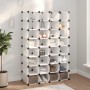 Transparentes PP-Schuhregal 93x36,5x140 cm von vidaXL, Schuhregale und Schuhorganisatoren - Ref: Foro24-340559, Preis: 98,64 ...