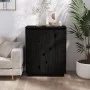 Aparador de madera maciza de pino negro 60x34x75 cm de vidaXL, Aparadores - Ref: Foro24-813349, Precio: 83,74 €, Descuento: %
