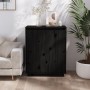 Solid black pine wood sideboard 60x34x75 cm by vidaXL, Sideboards - Ref: Foro24-813349, Price: 86,65 €, Discount: %