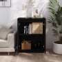 Solid black pine wood sideboard 60x34x75 cm by vidaXL, Sideboards - Ref: Foro24-813349, Price: 86,65 €, Discount: %
