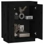 Aparador de madera maciza de pino negro 60x34x75 cm de vidaXL, Aparadores - Ref: Foro24-813349, Precio: 83,74 €, Descuento: %