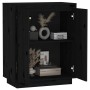 Solid black pine wood sideboard 60x34x75 cm by vidaXL, Sideboards - Ref: Foro24-813349, Price: 86,65 €, Discount: %