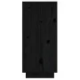Aparador de madera maciza de pino negro 60x34x75 cm de vidaXL, Aparadores - Ref: Foro24-813349, Precio: 83,74 €, Descuento: %