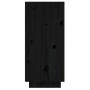 Solid black pine wood sideboard 60x34x75 cm by vidaXL, Sideboards - Ref: Foro24-813349, Price: 86,65 €, Discount: %