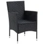 9-piece garden dining set and black synthetic rattan cushions by vidaXL, Garden sets - Ref: Foro24-3094978, Price: 690,29 €, ...