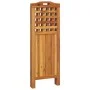 4-panel screen made of solid acacia wood 162x2x115 cm by vidaXL, Room dividers - Ref: Foro24-318548, Price: 130,63 €, Discoun...