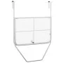 Mesa de balcón acero blanca 60x40 cm de vidaXL, Mesas de jardín - Ref: Foro24-340916, Precio: 47,44 €, Descuento: %