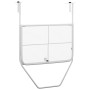 Weißer Balkontisch aus Stahl 60x40 cm von vidaXL, Gartentische - Ref: Foro24-340916, Preis: 48,41 €, Rabatt: %