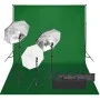 Photo studio kit with lighting set and background by vidaXL, Flashes and studio lighting - Ref: Foro24-3094706, Price: 177,16...
