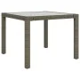3-piece garden dining set with gray synthetic rattan cushions by vidaXL, Garden sets - Ref: Foro24-3094873, Price: 241,61 €, ...