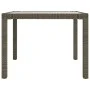 3-teilige Garten-Essgruppe mit grauen synthetischen Rattankissen von vidaXL, Gartensets - Ref: Foro24-3094873, Preis: 245,69 ...