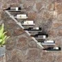 Wandmontiertes Weinregal für 7 weiße Metallflaschen von vidaXL, Weinregale - Ref: Foro24-340896, Preis: 41,12 €, Rabatt: %