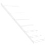 Wall-mounted wine rack for 7 white metal bottles by vidaXL, Wine racks - Ref: Foro24-340896, Price: 41,94 €, Discount: %