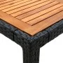 Juego de comedor de jardín 7 piezas ratán sintético negro by vidaXL, Garden sets - Ref: Foro24-3094861, Price: 568,20 €, Disc...