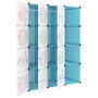 Children's cube shelf with 12 blue PP compartments by vidaXL, Shoe racks and shoe organizers - Ref: Foro24-340580, Price: 83,...