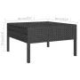 8-piece garden furniture set and black synthetic rattan cushions by vidaXL, Garden sets - Ref: Foro24-3094545, Price: 674,26 ...