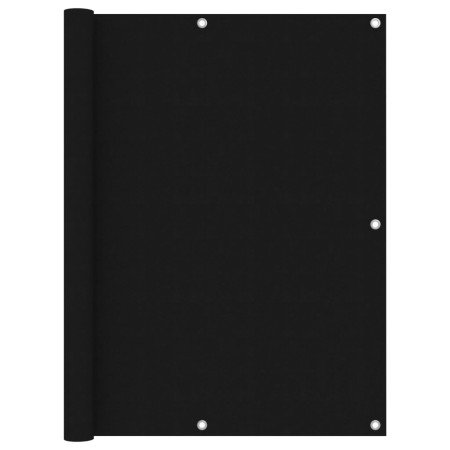 Toldo para balcón tela oxford negro 120x400 cm