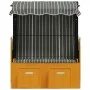 Beach chair Strandkorb canopy synthetic rattan wood black gray by vidaXL, Loungers - Ref: Foro24-318657, Price: 243,23 €, Dis...